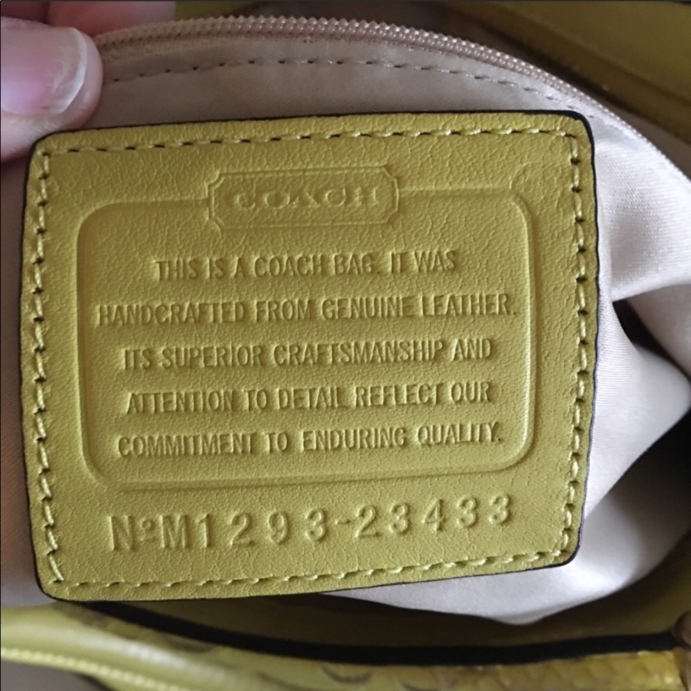 🔥 Coach Bag Python 🔥 - Picture 6 of 8